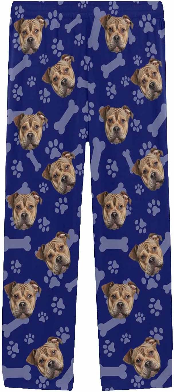 MyPupSocks Custom Pet Face Pajamas Pants Photo Pajama Bottoms - Image 3