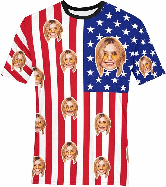 Custom T Shirts with Face Photo Text Pet Shirt - Image 3