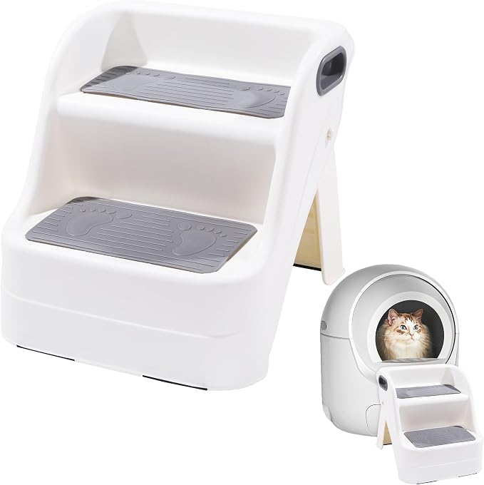 BALAPET Cat Ramp for Litter Box Litter Box Ramp Custom Fit for Automatic Cat by BALAPET