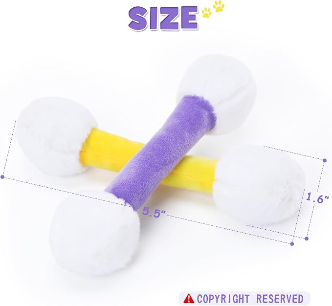 CiyvoLyeen Swabs Catnip Toys Set of 6 Soft Plush Kicker Toys - Image 3