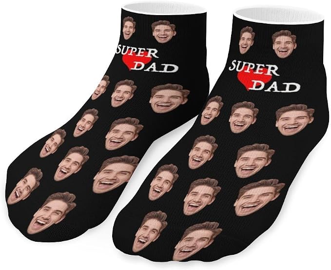 Personalized Ankle Socks with Face Custom Photo Socks Low Cut Ankle Socks by Unknown
