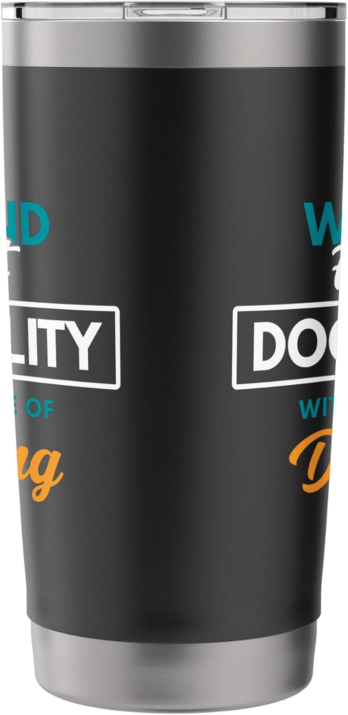Weekend Forecast Dog Agility Drinking Funny Dog Agility Stainless Steel - Image 4