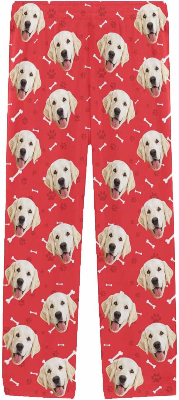 MyPupSocks Personalized Face Pajamas Pants Photo Pajama Bottoms - Image 3