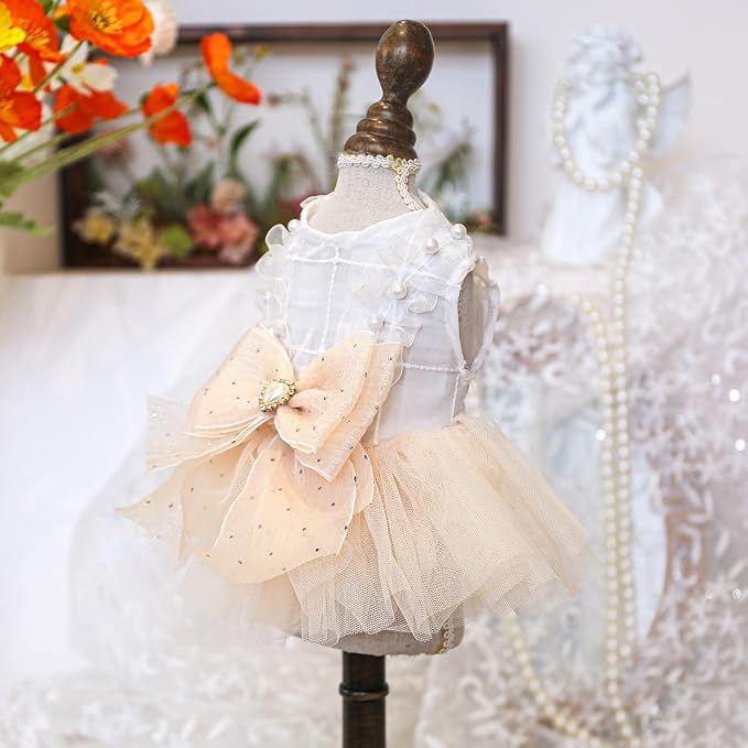 Fashion Sweet Puppy Dog Blingbling Princess Skirt Pet Dog Lace Cake Camisole - Image 2