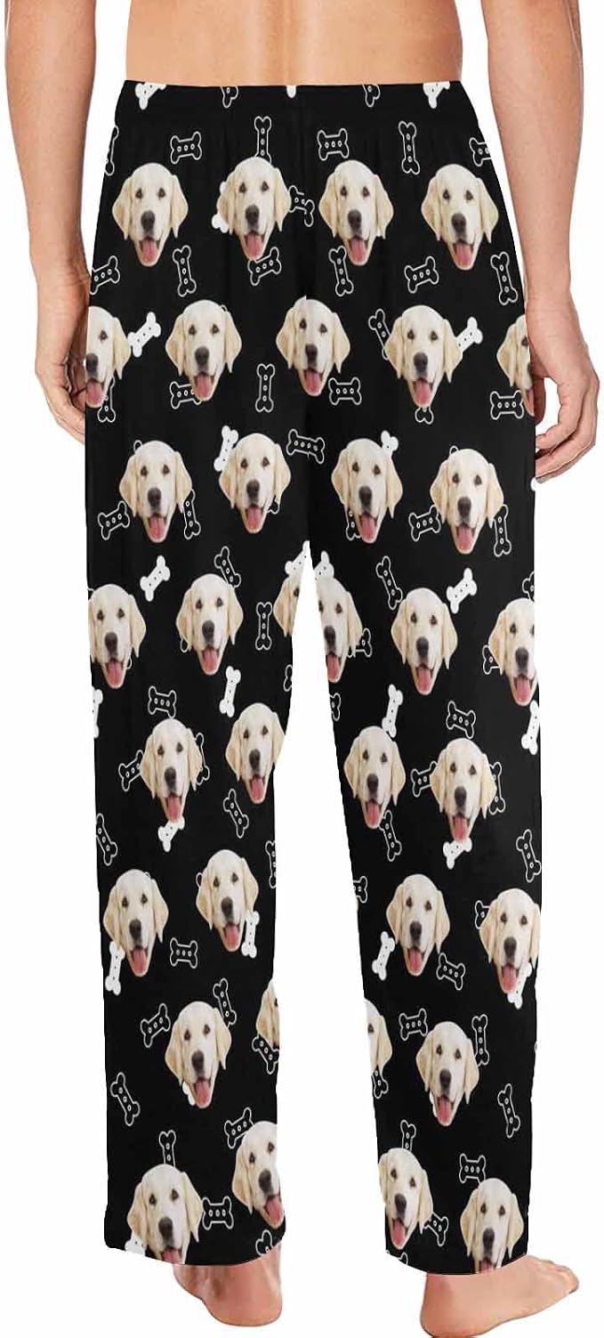 MyPupSocks Customized Face Pajamas Pants Photo Pajama Bottoms - Image 2