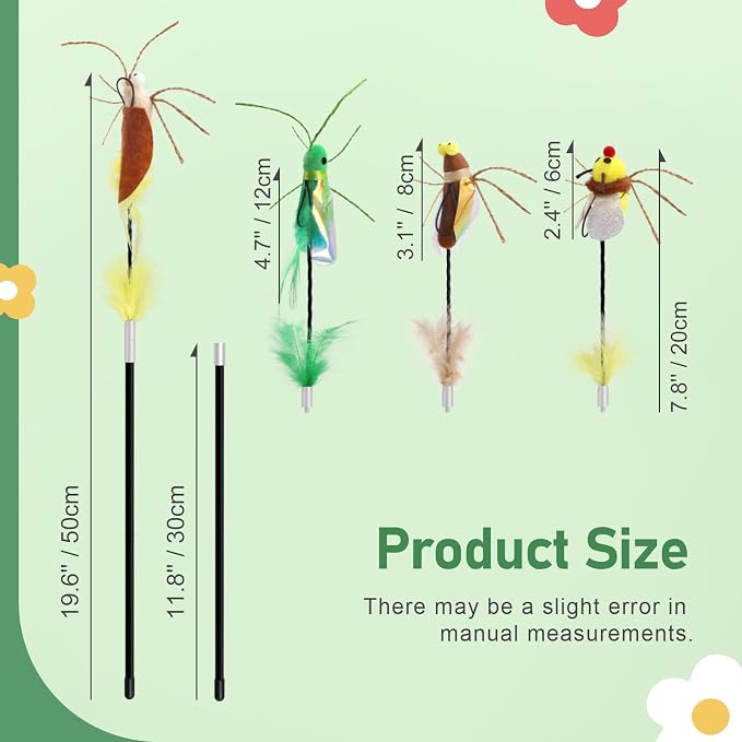 SONGWAY Cat Bug Toy Wand - Image 7