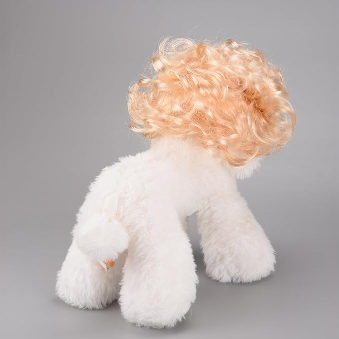 Funny Cosplay Wig for Dog, Headwear Apparel, Pet Costumes, Cat Dress up for - Image 6