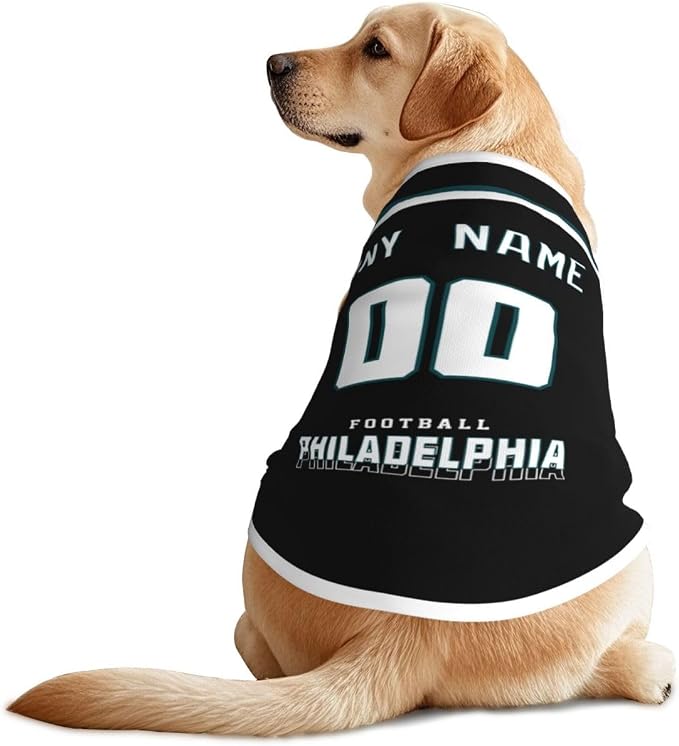Philadelphia Custom Pet Jersey Dog Jersey Clothes Various Sizes Customized Any - Image 2