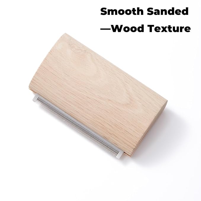 Pug Brushes for Shedding – Wooden Handle Dog Grooming Brush for Short Hair - Image 6
