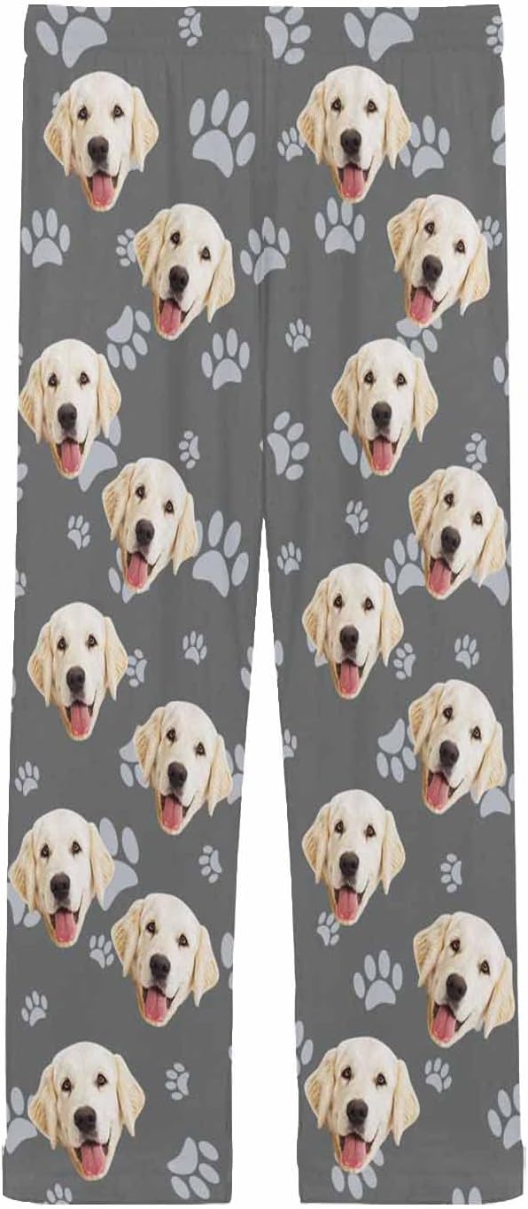 MyPupSocks Customized Face Pajamas Pants Photo Pajama Bottoms - Image 4