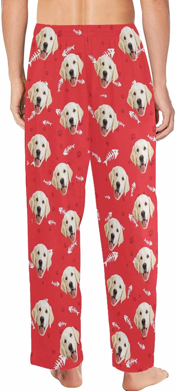 MyPupSocks Custom Pet Face Pajamas Pants Photo Pajama Bottoms - Image 2