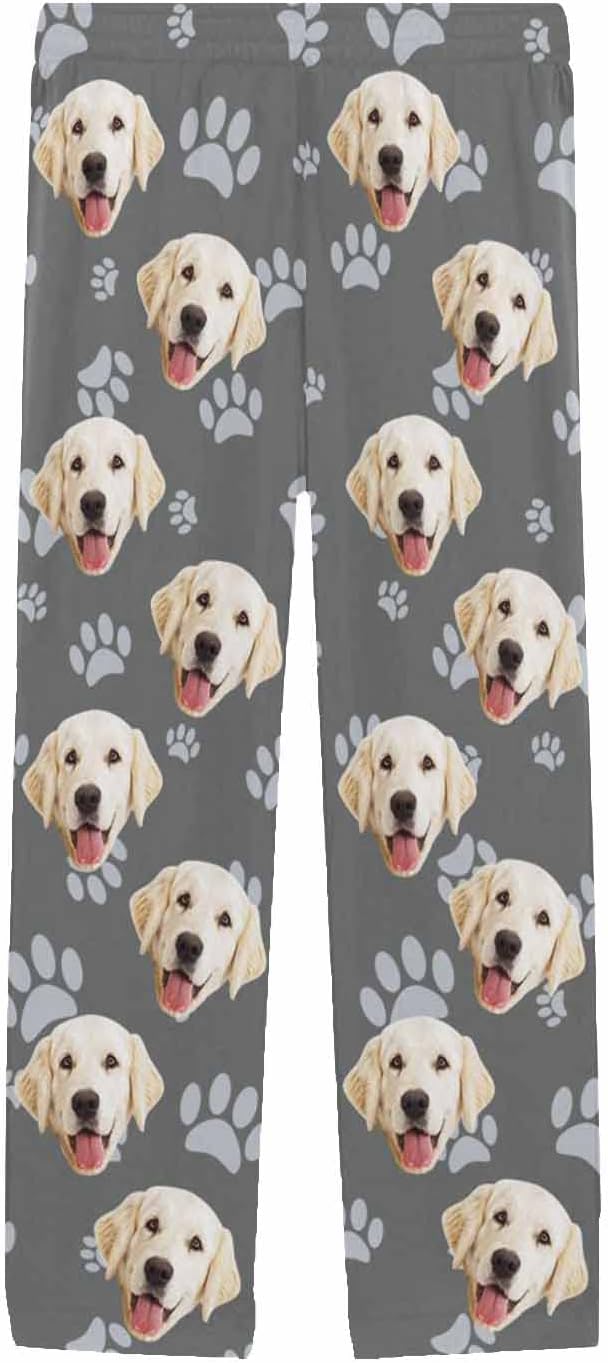 MyPupSocks Customized Face Pajamas Pants Photo Pajama Bottoms - Image 3