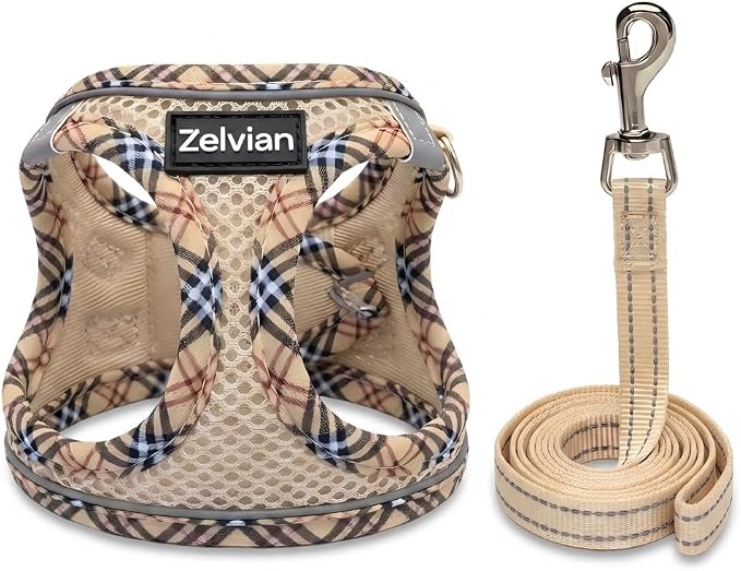 Cat Harness and Leash Set for Walking, Escape Proof Adjustable Soft Mesh Kitten - Image 2