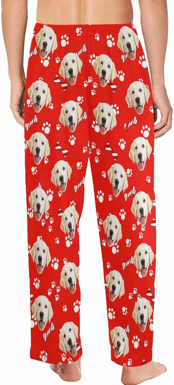 MyPupSocks Custom Pet Face Pajamas Pants Photo Pajama Bottoms - Image 2