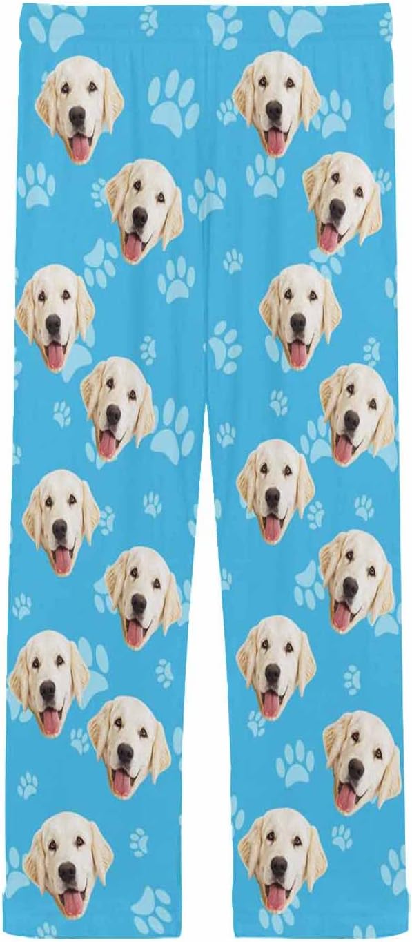 MyPupSocks Customized Face Pajamas Pants Photo Pajama Bottoms - Image 4
