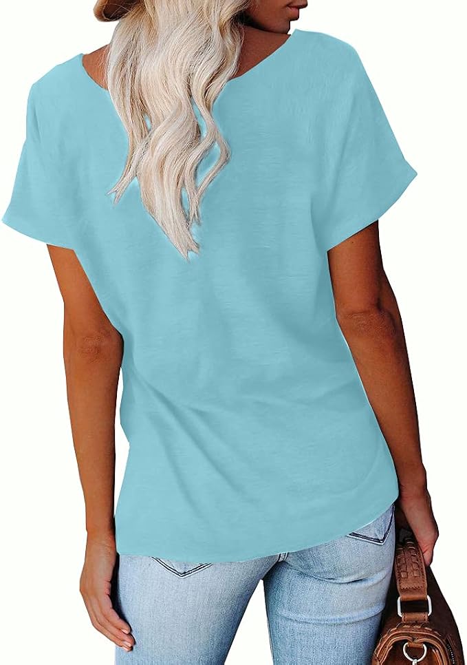 NIUBIA Women's T Shirts Summer Tops Simple Heart Graphic Shirts Sayings Short - Image 3
