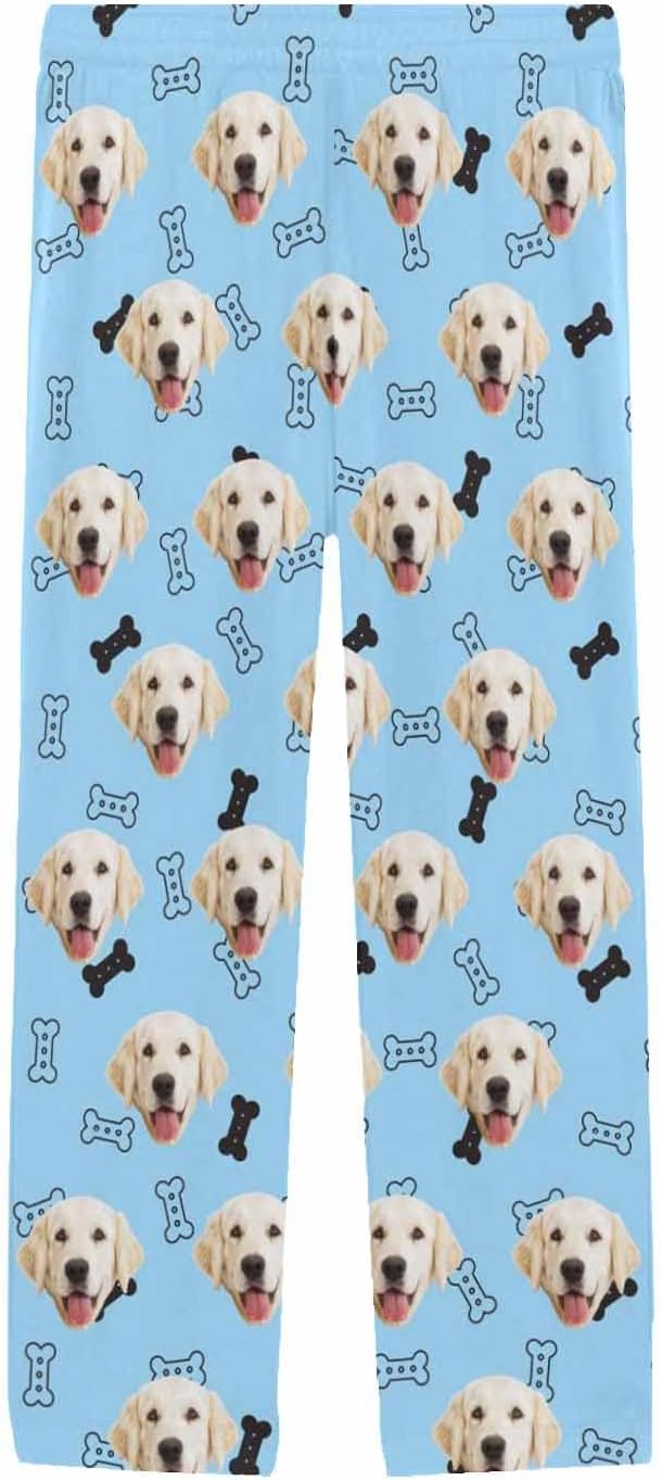 MyPupSocks Customized Face Pajamas Pants Photo Pajama Bottoms - Image 3
