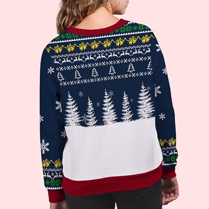 Wrappiness A Girl And Her Dog Christmas Sweatshirt - Image 5