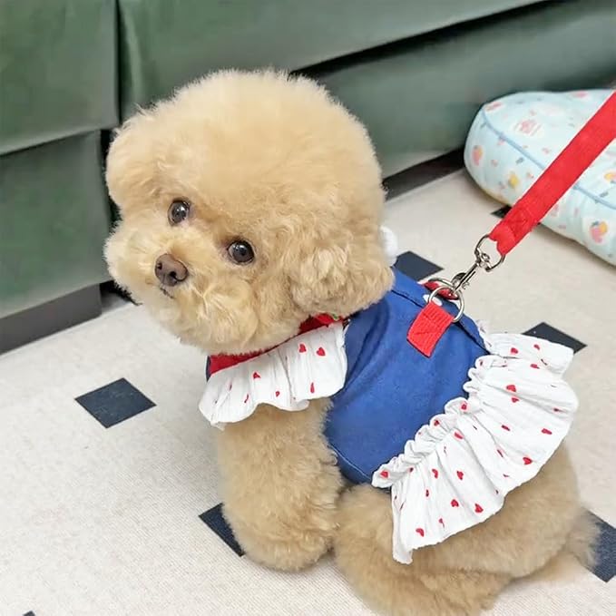 ANIAC Denim Dog Dress Harness - Image 4