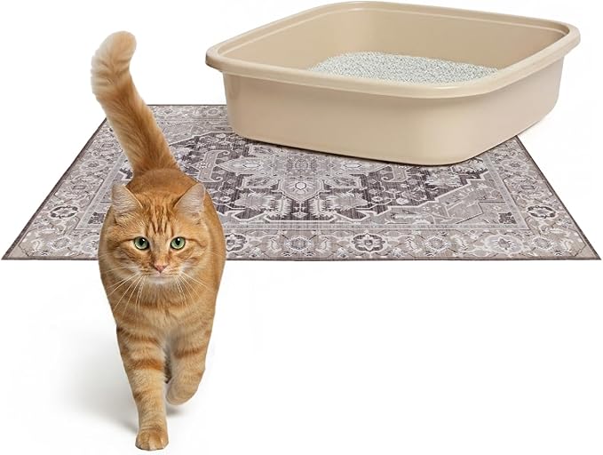 Lovewag Cat Litter Box Mats 2 Pack by Lovewag