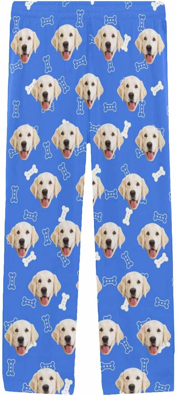 MyPupSocks Customized Face Pajamas Pants Photo Pajama Bottoms - Image 3