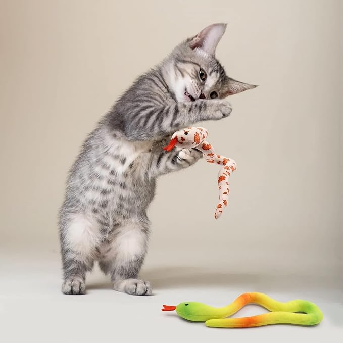 CiyvoLyeen 5 Pack Snake Cat Toys Catnip Toys - Image 5