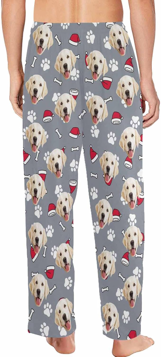 MyPupSocks Custom Pet Face Pajamas Pants Photo Pajama Bottoms - Image 2