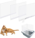 3 Pcs Cat Litter Box Splash Guard Pee Shields by Sadoia