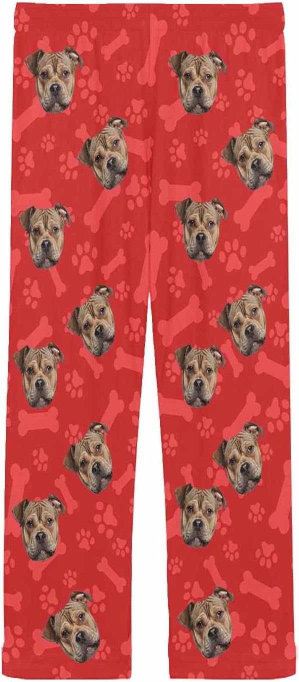 MyPupSocks Custom Pet Face Pajamas Pants Photo Pajama Bottoms - Image 4