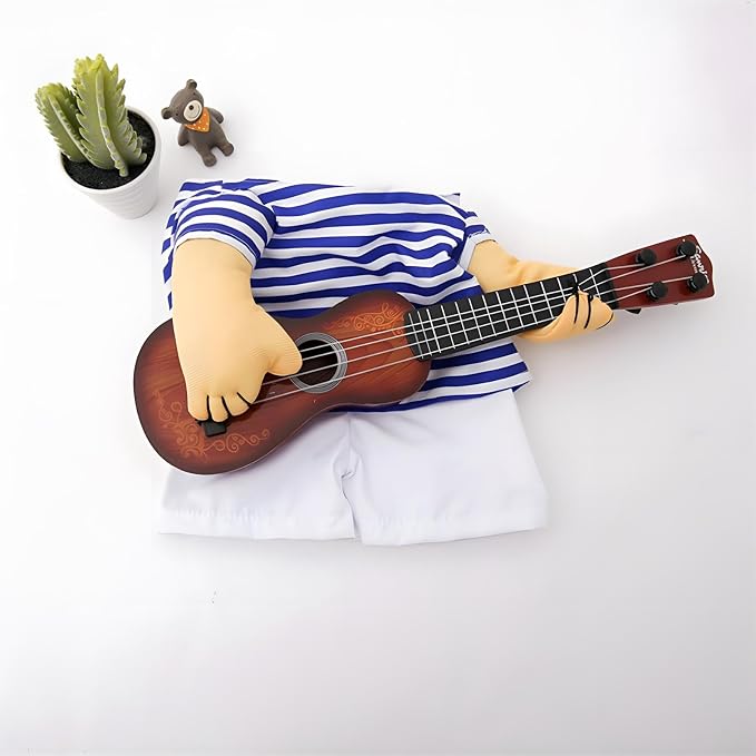 NACOCO Pet Guitar Costume Dog Costumes Cat Halloween Christmas Cosplay Party - Image 4