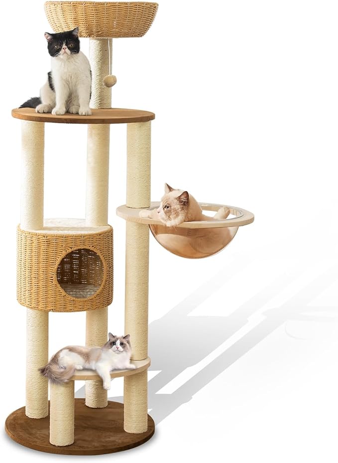 2025 Modern Cat Tree Tower for Large Cats, Advanced Space Module Cat's Nest Cat by SHODMI