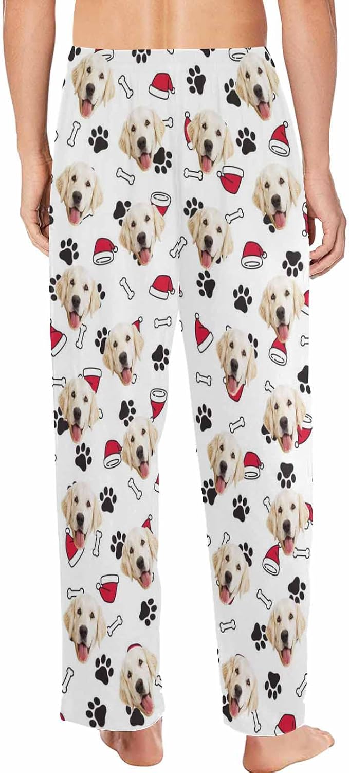 MyPupSocks Custom Pet Face Pajamas Pants Photo Pajama Bottoms - Image 2