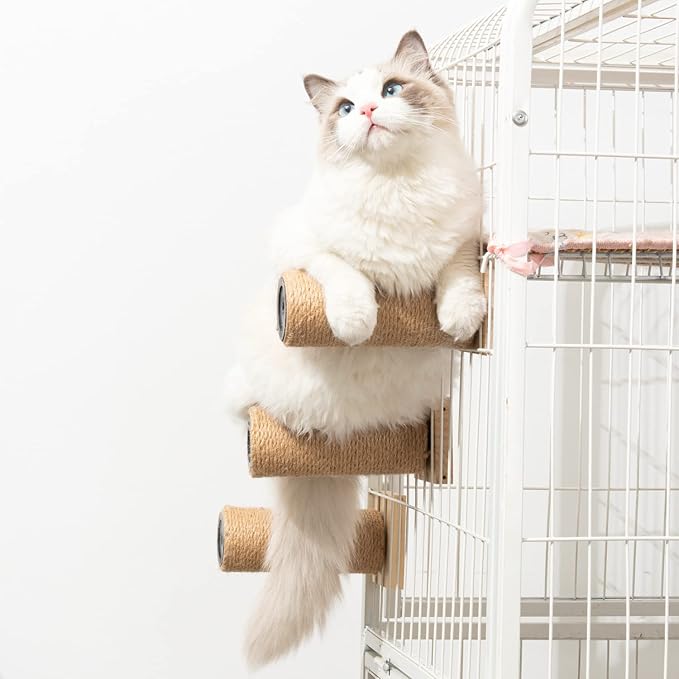 Cat Climbing Steps Scratching Tree - Image 7