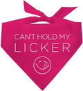 Can’t Hold My Licker Funny Drooler Dog Bandana by TeesTails