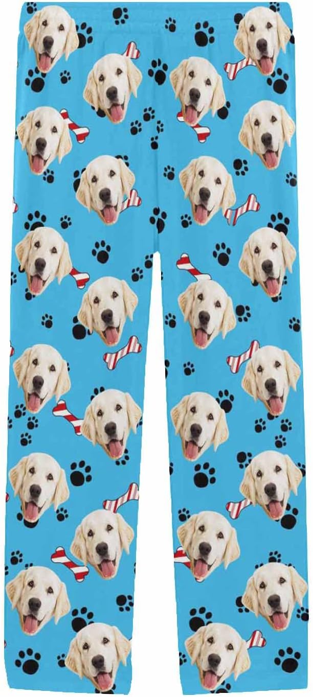 MyPupSocks Custom Pet Face Pajamas Pants Photo Pajama Bottoms - Image 3