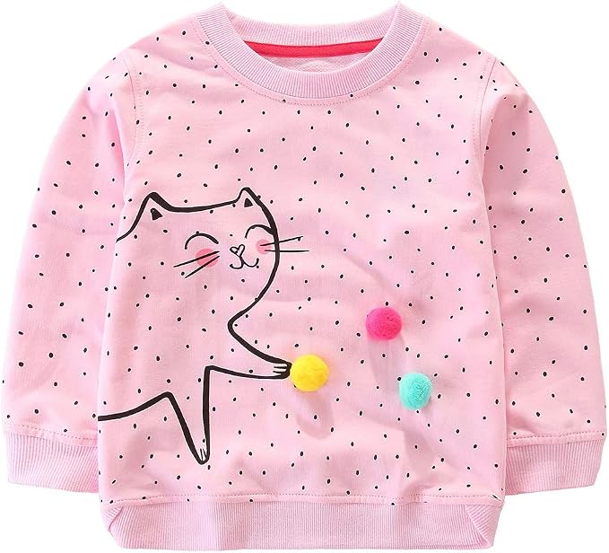 Bumeex Toddler Girl Sweatshirt Clothes Outfit, Cotton Crewneck Christmas by Bumeex