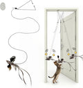 Cat Toys Indoor Hanging Door Retractable Flying Da Bird Cat Toy by Mitubati