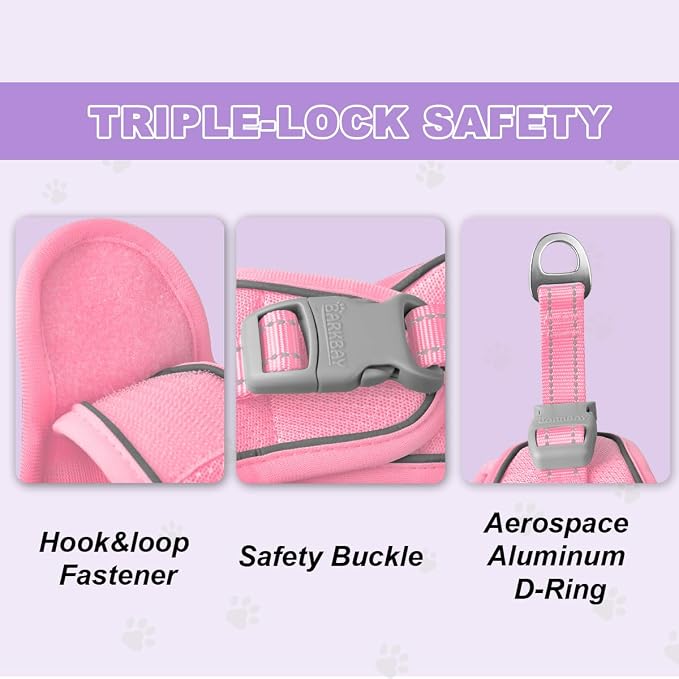Cat Harness and Leash Set, Escape Proof Kitten Harness, Step in Adjustable Soft - Image 7