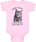 Indigo Legend Funny Cat Baby Bodysuit – Artist-Designed Print, USA-Hand by Indigo+Legend