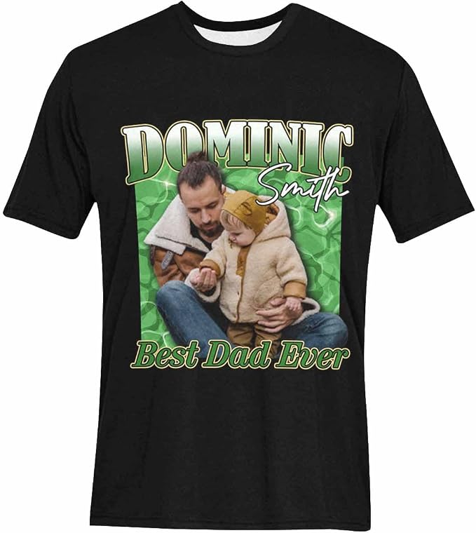 Custom T Shirts with Face Photo Text Pet Shirt - Image 3