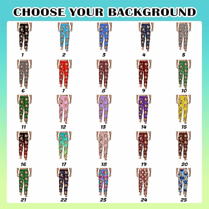 Artsadd Personalized Christmas Pajama Pants Socks - Image 2
