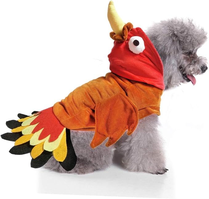 BWOGUE Turkey Dog Costume Thanksgiving Apparel Pet Costume by BWOGUEPetHome