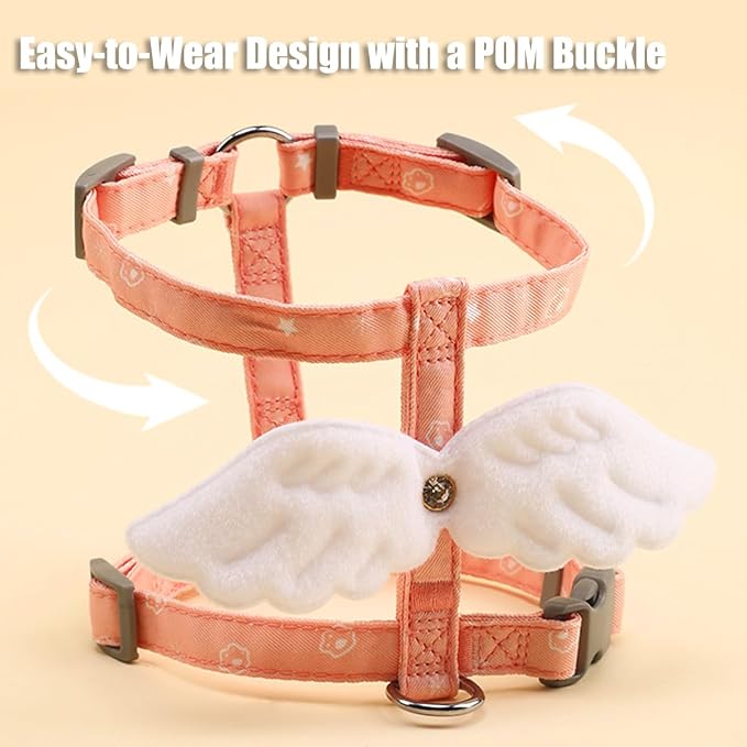 Cat Harness and Leash Set for Outdoor Travel Walking Escape Proof Soft Safe - Image 3