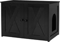 Dwanton Litter Box Enclosure, Cat Litter Box Furniture Hidden, Reversible by DWANTON