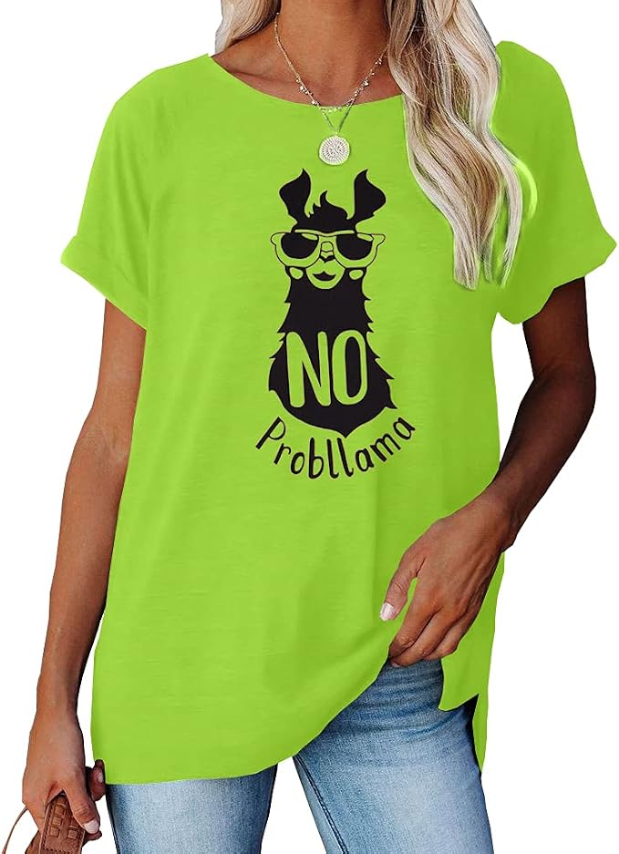 NIUBIA Women's T Shirts Summer Tops Simple Heart Graphic Shirts Sayings Short - Image 2