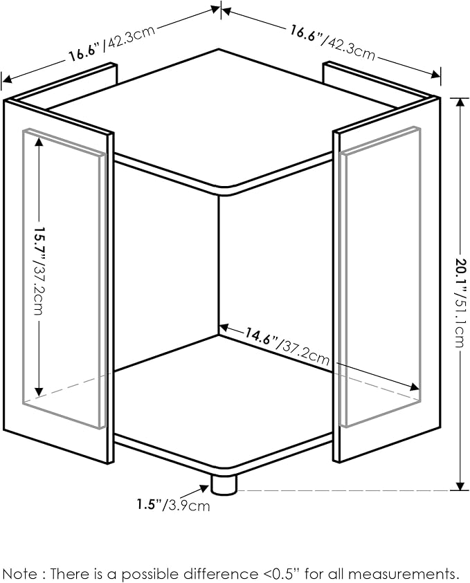 Furinno Peli Litter Box Enclosure, Solid White - Image 6