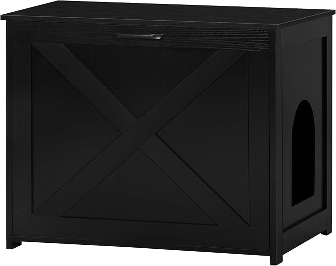 Dwanton Cat Litter Box Furniture Hidden, Cat Litter Box Enclosure, Reversible by DWANTON