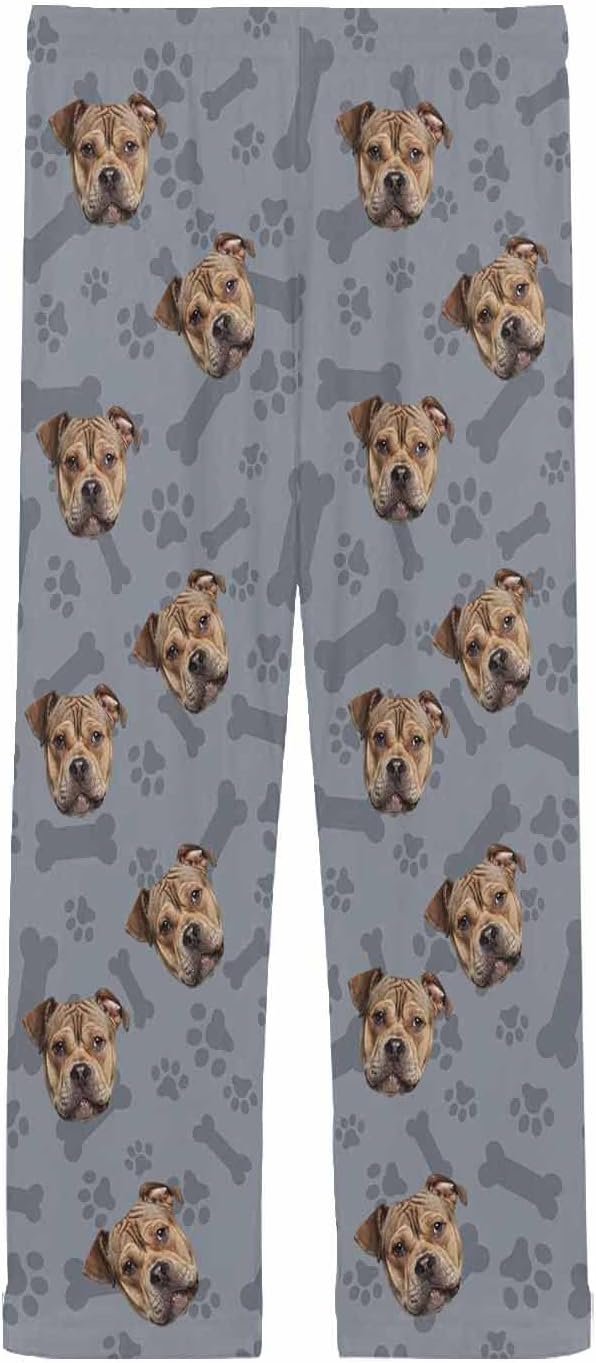 MyPupSocks Custom Pet Face Pajamas Pants Photo Pajama Bottoms - Image 4
