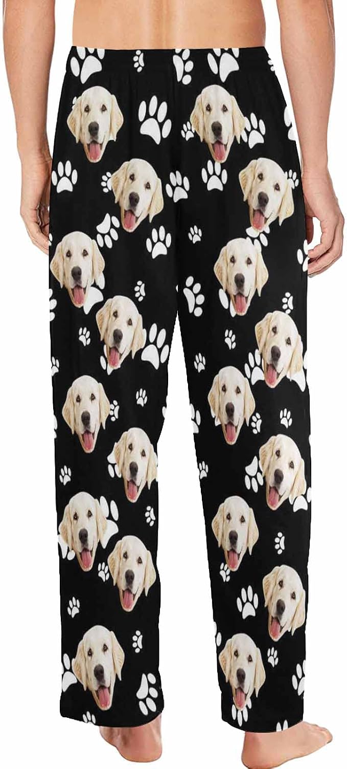 MyPupSocks Customized Face Pajamas Pants Photo Pajama Bottoms - Image 2