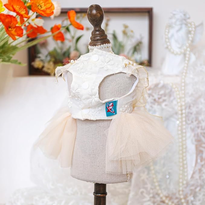 Fashion Sweet Puppy Dog Blingbling Princess Skirt Pet Dog Lace Cake Camisole - Image 4